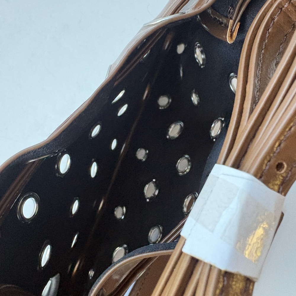 NWT Anthropologie Melie Bianco Paloma Studded Satchel - Picture 14 of 16